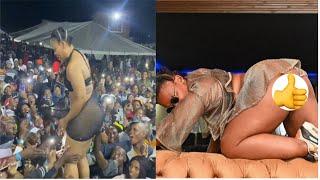Watch Zodwa Wabantu pantless South African dancer perform on stage and crowds touching her a…..s
