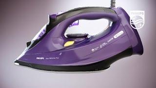 How to clean your steam iron with Built-in Calc Container  Philips  Steam iron  GC4928