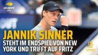 Jannik Sinner - Jack Draper  Extended Highlights - Herren Einzel Halbfinale US Open 2024  SDTV