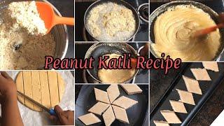 Budget friendly Kaju Katli Peanut Katli Recipe  Mungfali Katli