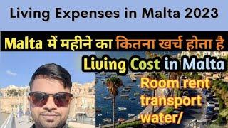 malta living expensesmalta living cost 2023malta one month expenses