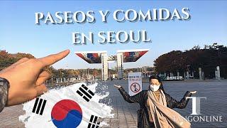 Puerta Mundial de la Paz y comidas típicas en Corea del sur