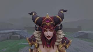 Alexstrasza kisses Jaina  HotS Giantess