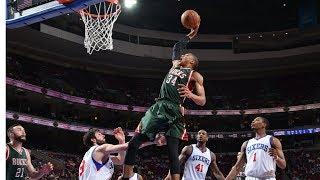 Giannis Antetokounmpos Top 34 Most FREAKISH Plays