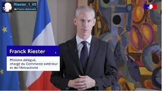 Intervention du ministre délégué Franck Riester