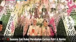 Akad Nikah Carissa Putri Tertutup