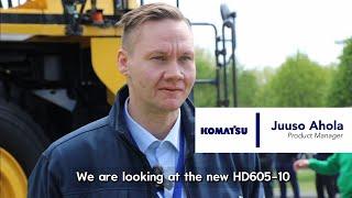HD605-10 European premiere at Intermat 2024