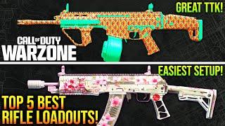 WARZONE New TOP 5 BEST ASSAULT RIFLE META LOADOUTS After Update WARZONE META