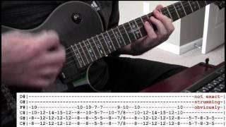 Evans Blue - Cold guitar cover WITH TABS