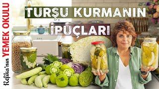 TURŞU HAKKINDA HER ŞEY   En İyi Turşu İçin Püf Noktalar  Turşuda Küflenme Yumuşama