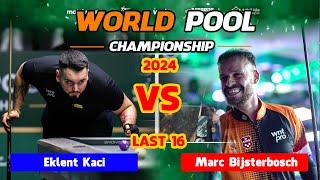HIGHLIGHTS  Eklent Kaci vs Marc Bijsterbosch  LAST 16  2024 World Pool Championship
