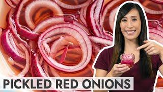 How to Make Perfectly Pickled Red Onions  Quick and Easy Recipe