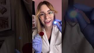 ASMR Eye Exam but EVERYTHINGS WRONG #shorts medical exam doctor Roleplay Orbital Examination