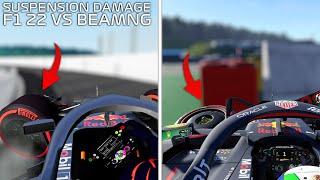 Suspension Damage F1 22 VS BEAMNG