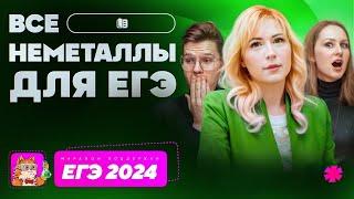 Все неметаллы для ЕГЭ  Марафон поддержки перед ЕГЭ-2024