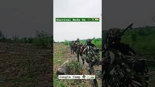 SSC GD JUNGLE CAMP Survival Mode on #sscgd #crpf #armystatus #motivation #sscgd #indianarmy #short