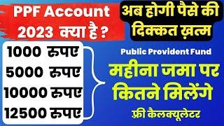 PPF account Kya hai What is PPF account  Public Provident Fund  PPF Interest Rate Benefits rule