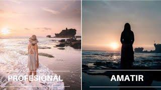 Jepretan Fotografer Profesional - Vs Fotografer Amatiran