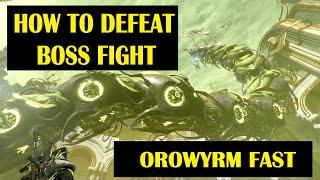 How to defeat Orowyrm in Warframe Duviri paradox final boss phase