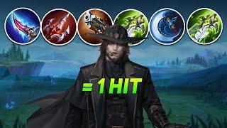 CLINT ONE SHOT BUILD IS BACK 1 HIT CRAZY DAMAGE  CLINT BEST BUILD AND EMBLEM 2023