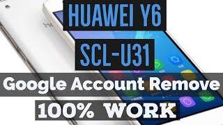 SCL-U31 Frp Bypass  Huawei Y6  Google Account  Remove  Without PC  2019 