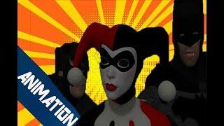 Harley Quinn Gas Up The Batmobile 3D Animation