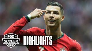 Portugals Cristiano Ronaldo scores in first half vs. Poland  UEFA Nations League