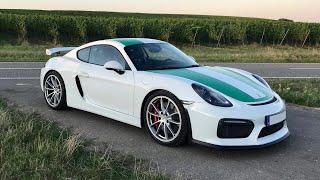 Porsche 981 Cayman GT4 first drive through a tunnel *Exhaust Sound*