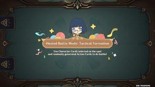 Heated Battle Mode Tactical Formation  Genius Invokation TCG  Genshin Impact 