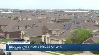 Bell County home prices up 24%