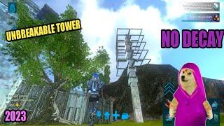 How to make highest and unbreakable vault drop turret towerno decay 2023 trick QUTZEL glitch tower