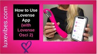 Lovense App How to Use with Lovense Osci 2