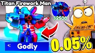 ШОК ПОЛУЧИЛ ТИТАН FIREWORK MAN 93 СЕРИЯ ROBLOX Toilet Tower Defense