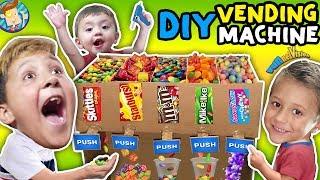 DIY Cardboard Dispenser Vending Machine  FUNnel Vlog Fam