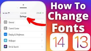 How To Change Fonts On iOS 14-14.3 Stylish Fonts For iPhone & iPad