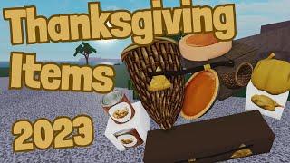 Lumber Tycoon 2 - Thanksgiving items 2023