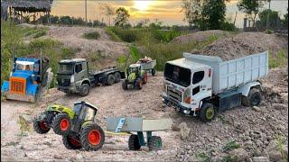 MOST REALISTIC RC TRUCKSAND RC TRACTOR AT WORK.GREAT RC TRUCK.AMAZING RC HINO 500.RC HEAVY…