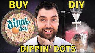 DIY Dippin’ Dots with Liquid Nitrogen vs real Dippin’ Dots