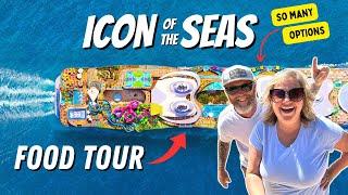 ICON of the SEAS - Full Food Tour All Venues with Menus