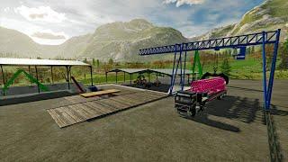 FS22 - Building a Sawmill on Waldstetten  - Forestry Farming and Construction - 4K