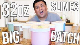 MY 32OZ SLIME COLLECTION BIG BATCHES OF SLIME