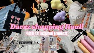 Pinterest inspiredDaraz shopping haul RapidUnboxingl@DarazPk @glowupwithmahnoor