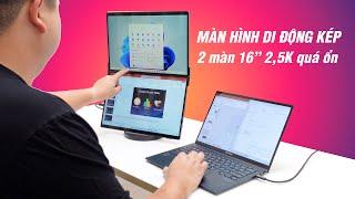 Bất ngờ với màn hình di động kép 2 màn 16 25K quá đã