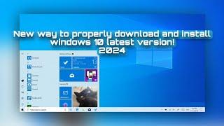 Properly install windows 10 on any laptop or desktop.