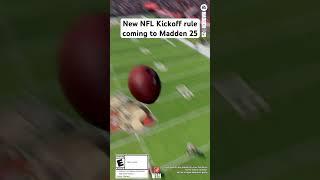 A closer look at the NFL Kickoff rule coming to #madden25 ‼️ #gaming #trailer #nfl