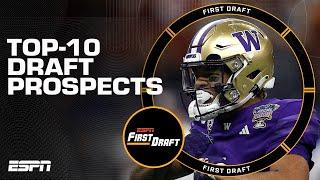 Mel Kiper Jrs Top-10 draft prospects for the 2024 NFL Draft  First Draft 