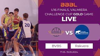 Bertanu Valmieras BS 2008 vs Rakvere 2008  BBBL Boys U16 Final Stage  Challenge Cup Final