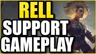 RELL SUPPORT FULL GAMEPLAY  FULL MATCH OF THE *NEW* TANK CHAMPION RELL