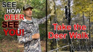 All Bow Hunters Must See This Simulated Deer Walk in Deer Vision.