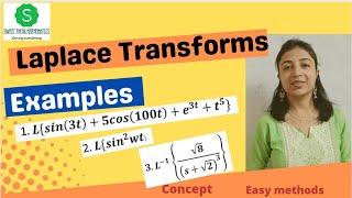 Laplace Transform example engineering math